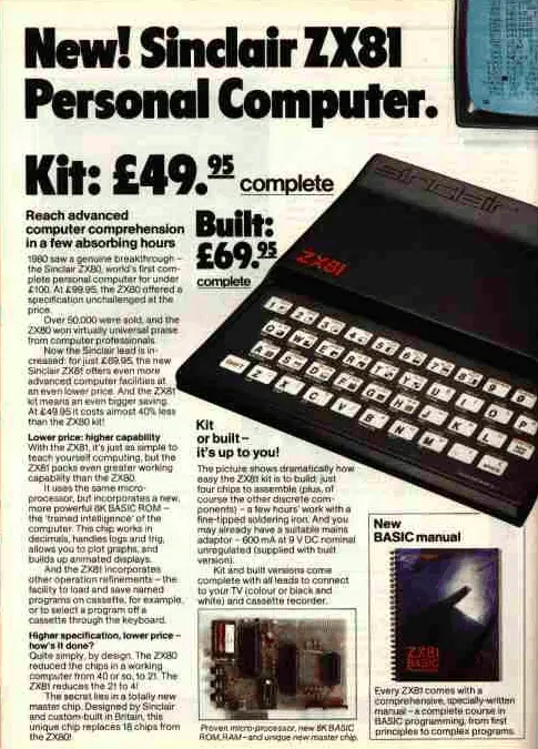 ZX81 Ad