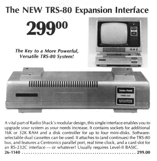 The TRS80 Expansion Interface